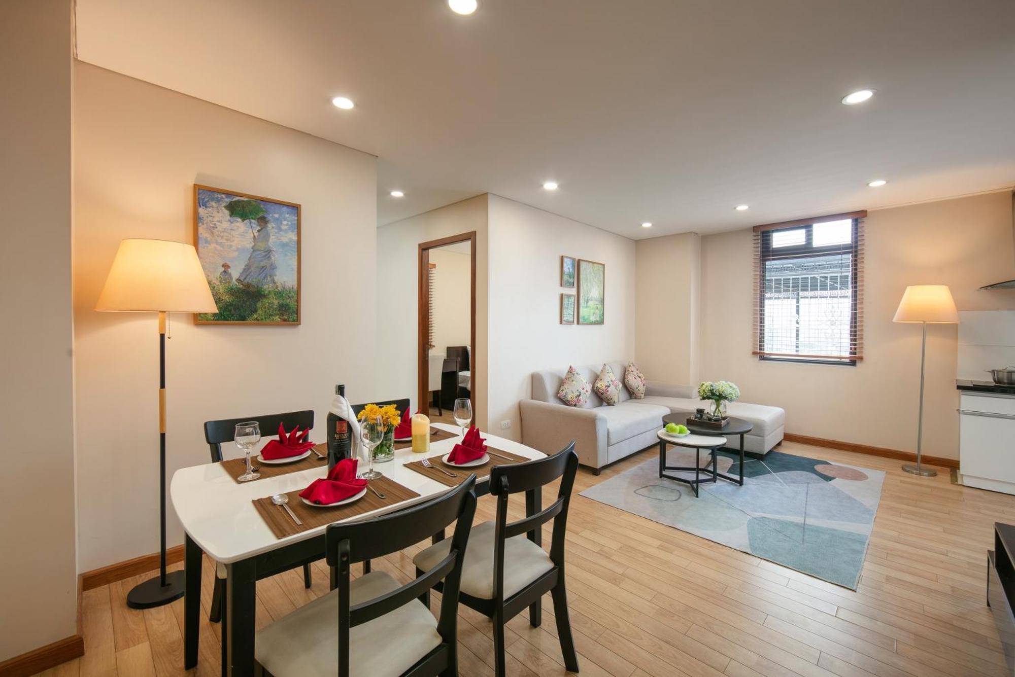 Hb Serviced Apartment - 121B Quan Hoa Ханой Екстер'єр фото
