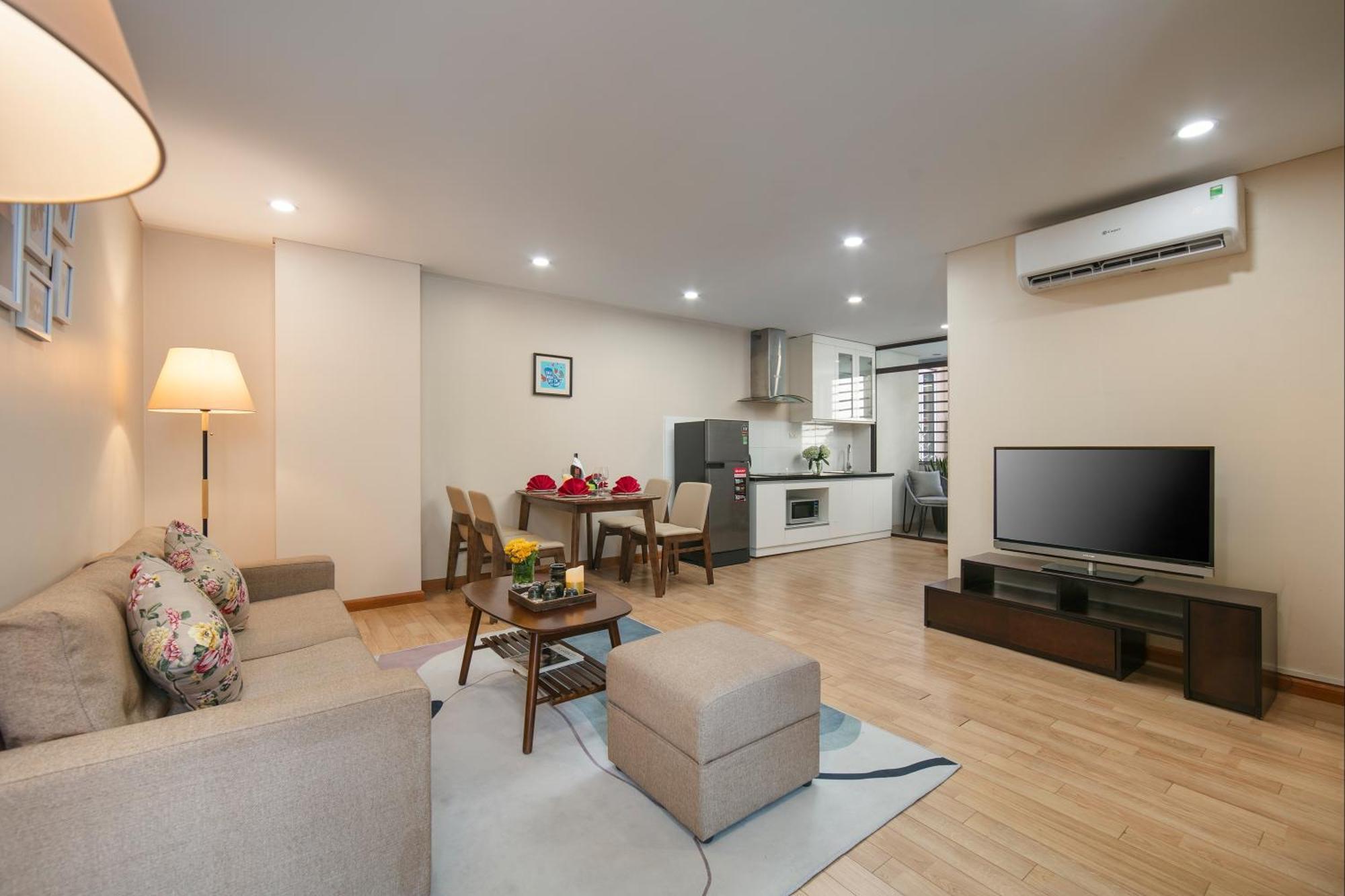 Hb Serviced Apartment - 121B Quan Hoa Ханой Екстер'єр фото