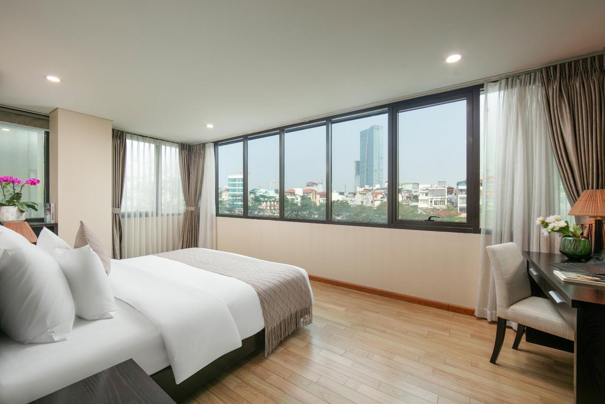 Hb Serviced Apartment - 121B Quan Hoa Ханой Екстер'єр фото